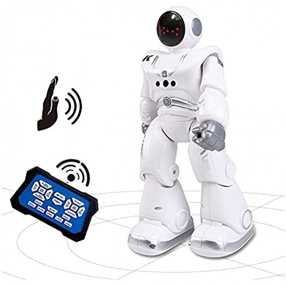 OBEST Jouet RC Robot Radiocommandé Robots Intelligents Contrôle des Gestes Programmables Robotique de Contrôle Radio Jouet Educatif avec Danse Chant Marche Jouet Cadeau pour Enfants